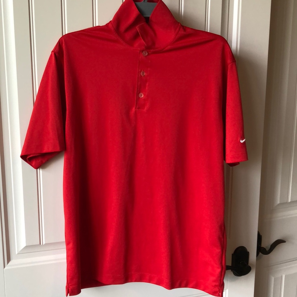 Nike Golf Dri-Fit Polo red